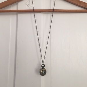 Bronze Watch Pendant Necklace