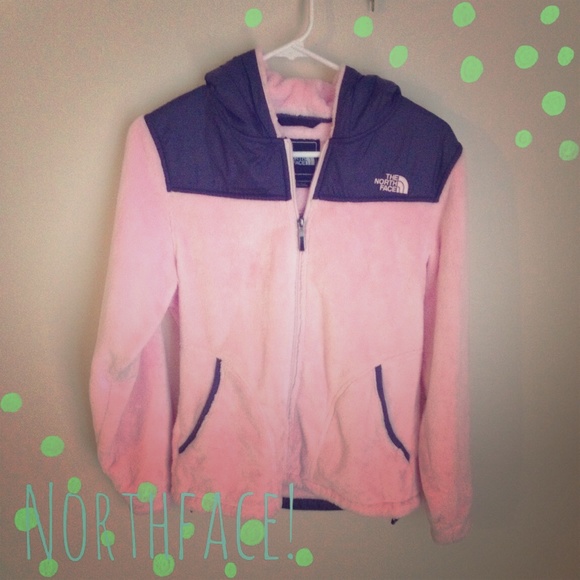 Fluffy pink North Face!