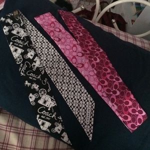 Coach Hair Tie / Purse Bow