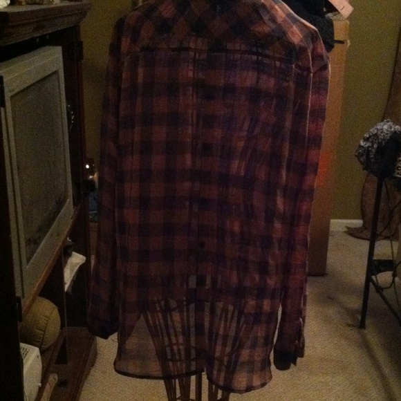 Sheer flannel - Picture 3 of 4