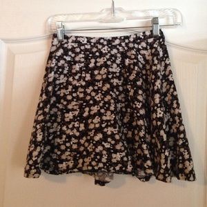 Floral circle skirt