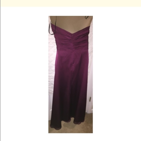 Aubergine/plum bridesmaid dress. - Picture 3 of 4