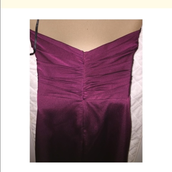 Aubergine/plum bridesmaid dress. - Picture 4 of 4