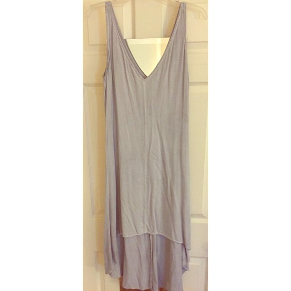 Pale Blue, High-low Dress