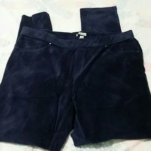Navy blue cordoroy pants