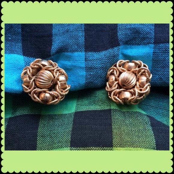 VINTAGE 'JAPAN' EARRINGS - Picture 1 of 4