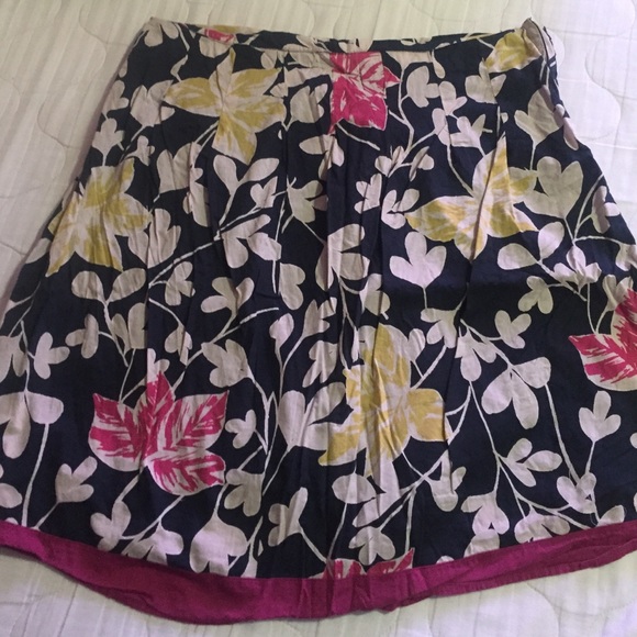 Tropical print skirt