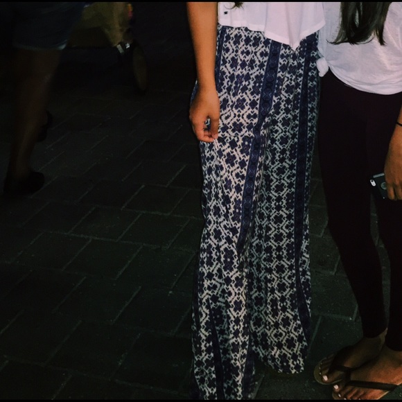 Floral hippie pants