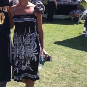 Black and white dress