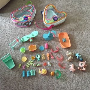 4 Lps and accessories