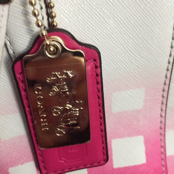 Coach Pink Gingham bundle Authentic reserved - Picture 3 of 4