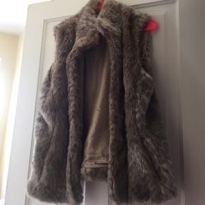 Banana republic fur vest