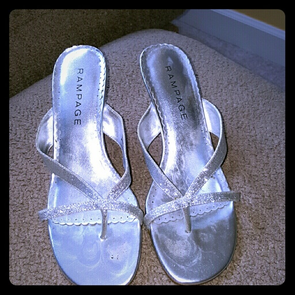 Silver Dress Sandals