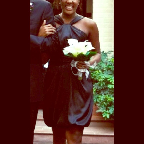Black, bridesmaid dress. Only worn once.
