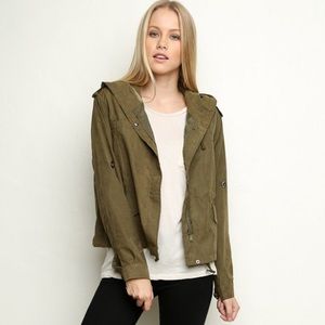 Brandy Meville Olive army/cargo jacket