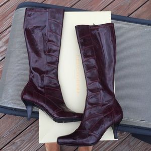 Franco Sparto tall Maroon boots! Size 8.5