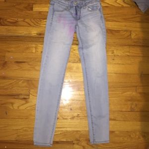 Light wash jeans