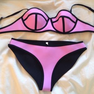 Neoprene bikini triangl look alike
