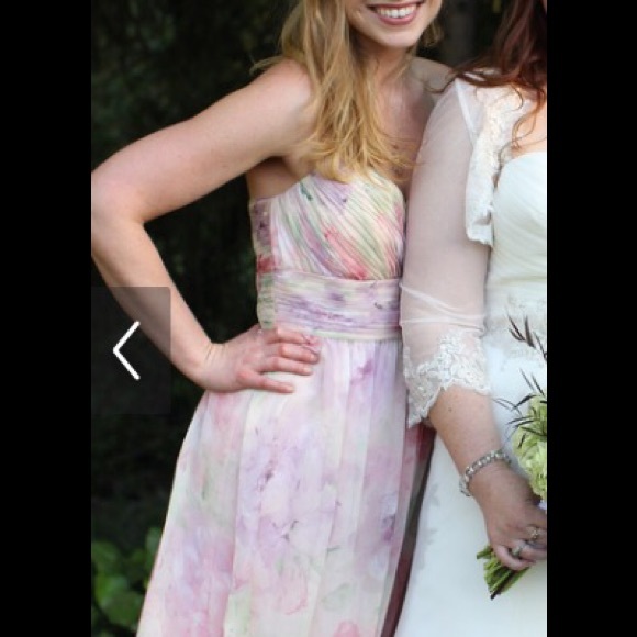 Ralph Lauren Evening Pink Floral Dress (Long)