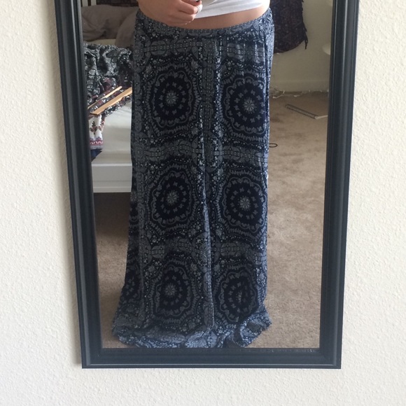 Paisley maxi skirt