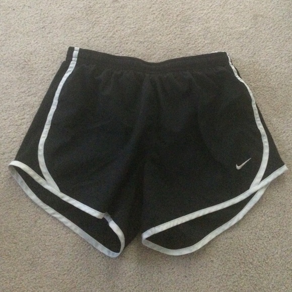 black nike shorts