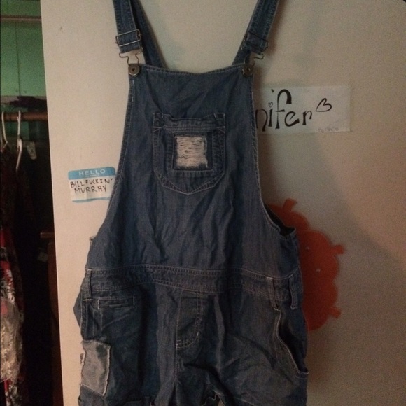 Overalls shorts