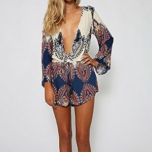 Long sleeve romper