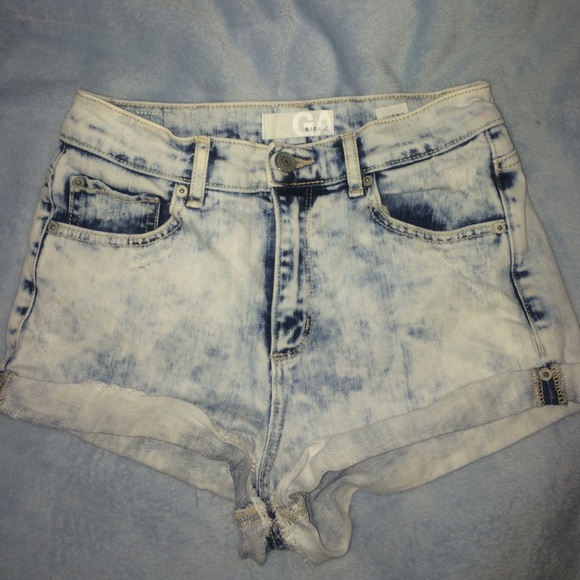 Retro High Waist Shorts
