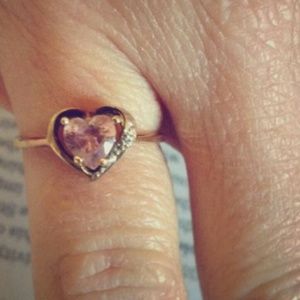 Reduced! Vintage Pretty Pink 10k Ring