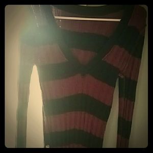 Sweater navy and purple