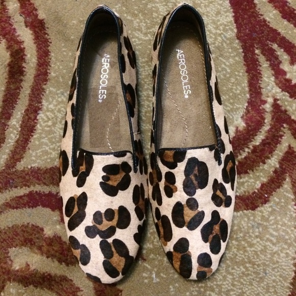 AEROSOLES Shoes - Aerosoles Cheetah Calf Hair Loafers