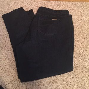 Micheal kors plus size 18 skinny dark denim pants
