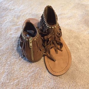 Steve Madden Fringe Thong Sandal