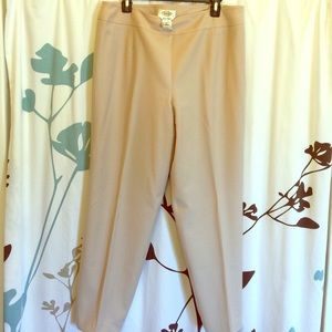 Fully lined Talbots wool dress pants.