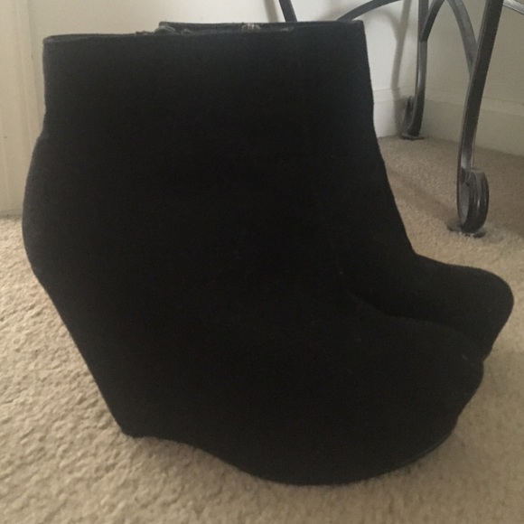Call It Spring suede wedged booties - Picture 2 of 2