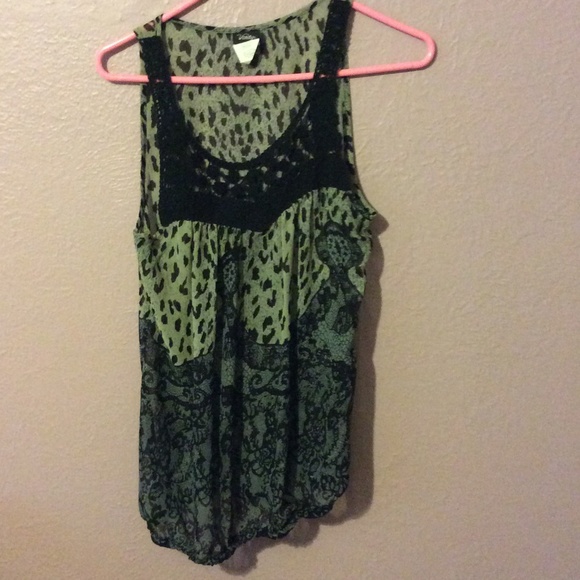 Cute sheer tank top