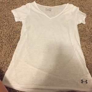 White Under Armour v-neck