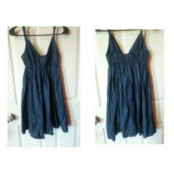 Denim skater dress