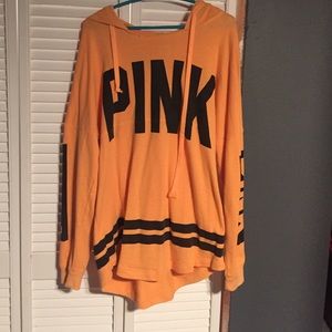 Orange VS PINK oversized hoodie