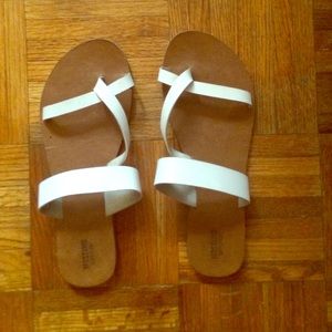 White Strappy Sandals