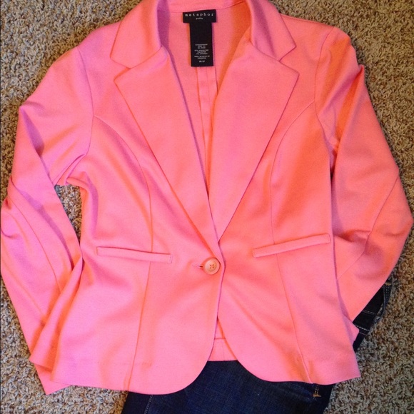 Pink blazer, never worn!