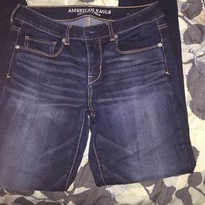 Medium dark wash jeans