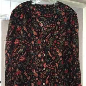 Lucky Brand Silk Shirt