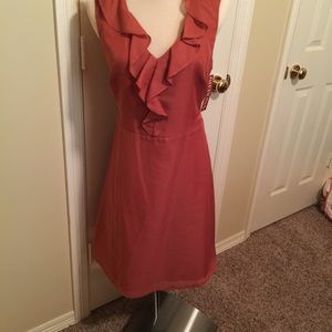 Rust colored colored dress
