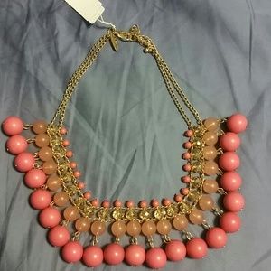 Coral and Gold necklace
