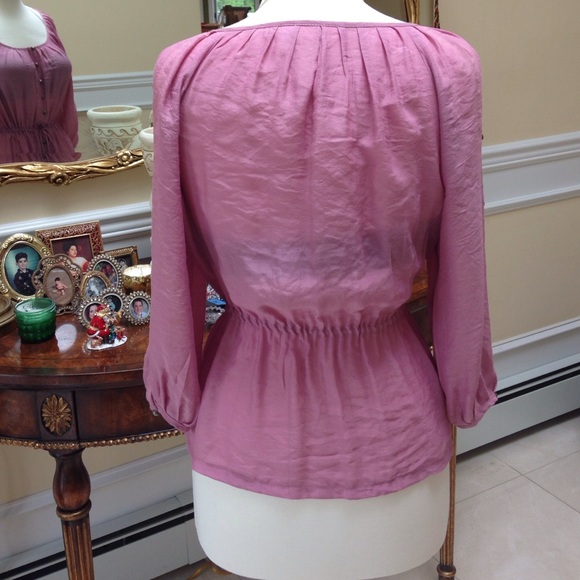 Lavender Top Brushed Silver Buttons - Picture 3 of 4