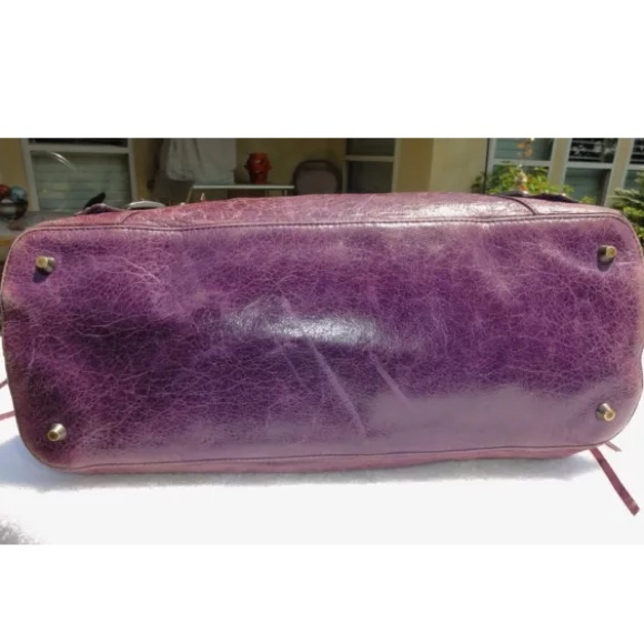 FLASH SALE! Balenciaga purple leather bag!!! - Picture 2 of 4
