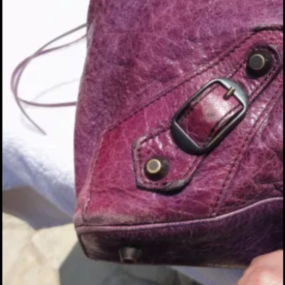 FLASH SALE! Balenciaga purple leather bag!!! - Picture 3 of 4