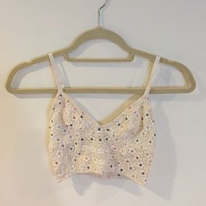 Free People Floral Bralette