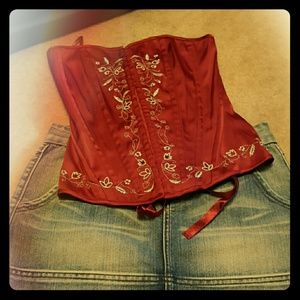 Red Corset Top